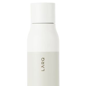 NWT LARQ white/taupe self filtering water bottle